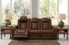 Picture of Backtrack Dual Power Zero Gravity Reclining Sofa w