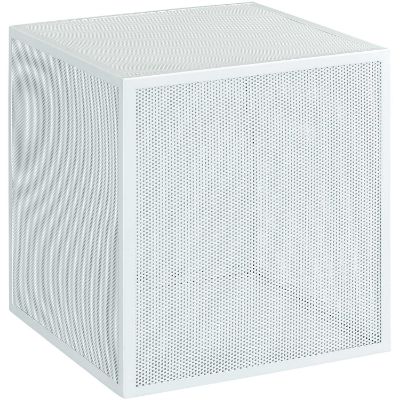 Picture of Catalina White Accent Cube Table