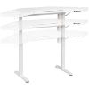 Picture of Stealth White Adjustable Desk