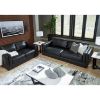 Picture of Amiata Onyx Leather Loveseat