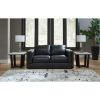 Picture of Amiata Onyx Leather Loveseat