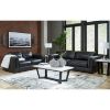 Picture of Amiata Onyx Leather Loveseat