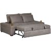 Picture of Zoona Taupe Sofa with Pull Out Bed