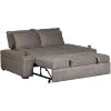 Picture of Zoona Taupe Sofa with Pull Out Bed