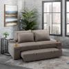 Picture of Zoona Taupe Sofa with Pull Out Bed