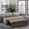 Picture of Zoona Taupe Sofa with Pull Out Bed