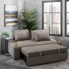 Picture of Zoona Taupe Sofa with Pull Out Bed