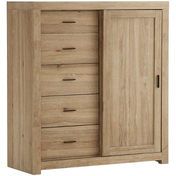 Picture of Modern Loft 6-Drawer Sliding Door Chest