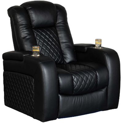 Picture of Cinema Dual Power Recliner with LED Lights