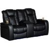 Picture of Cinema Dual Power Recline Console Loveseat with LE