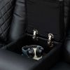 Picture of Cinema Dual Power Recline Console Loveseat with LE