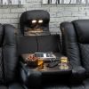 Picture of Cinema Dual Power Recline Sofa with Drop Table and