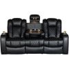 Picture of Cinema Dual Power Recline Sofa with Drop Table and