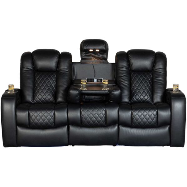 Picture of Cinema Dual Power Recline Sofa with Drop Table and