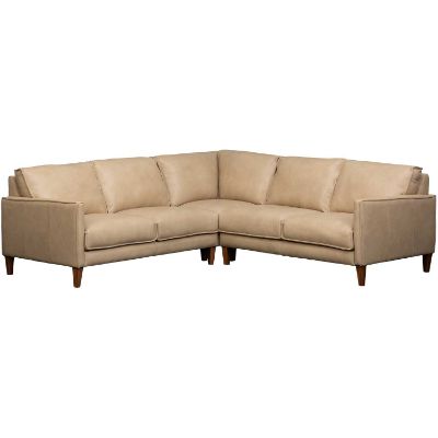 Picture of Dutton Italian All Leather 3 Piece Sectional