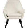 Picture of Della Linen Mid-Century Accent Chair