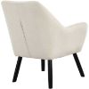 Picture of Della Linen Mid-Century Accent Chair