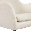 Picture of Della Linen Mid-Century Accent Chair