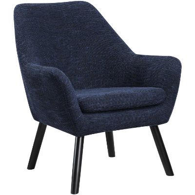 Picture of Della Navy Mid-Century Accent Chair