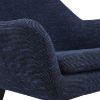 Picture of Della Navy Mid-Century Accent Chair