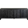 Picture of 4 Door Black Chevron Cabinet