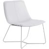 Picture of Grayson White Accent Chair with White Frame