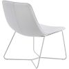 Picture of Grayson White Accent Chair with White Frame