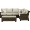 Picture of Brook Ranch 3 Piece Sectional with Bench