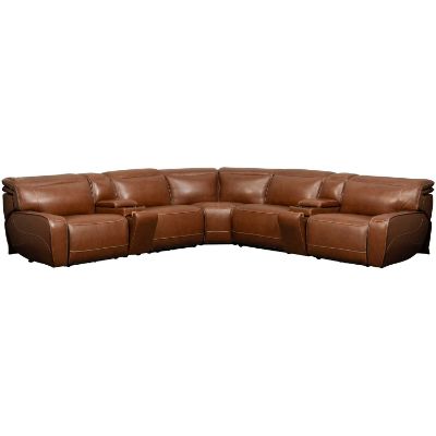 Picture of Tora 7PC Leather Power Headrest Recline Sectional