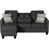 Picture of Keaton Reversible Sofa Chaise with Drop Table