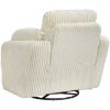 Picture of Tie Breaker Ivory Swivel Glider Recliner