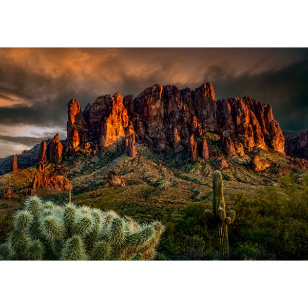 Picture of Superstition Mountain Monsoon Sunset