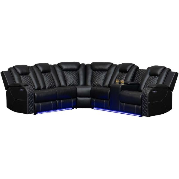 Picture of Bronson 3PC Dual Power Sectional