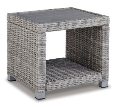 Picture of Naples Beach Square End Table, Gray