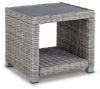 Picture of Naples Beach Square End Table, Gray