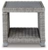 Picture of Naples Beach Square End Table, Gray
