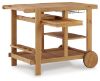 Picture of Kailani Serving Cart, Light Brown