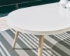 Picture of Seton Creek Oval Dining Table, White