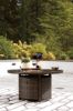 Picture of Paradise Round Fire Pit Table, Light Brown