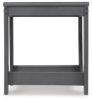 Picture of Amora Square End Table, Dark Gray