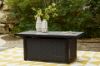 Picture of Beachcroft Rectangular Fire Pit Table, Black