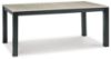 Picture of Mount Valley Rect Dining Table W/Umb Opt, Black