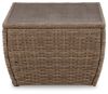 Picture of Sandy Bloom Rectangular Cocktail Table, Beige