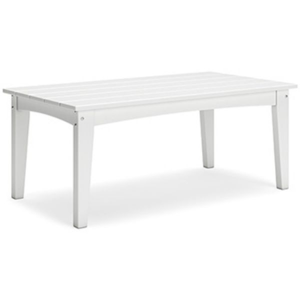 Picture of Hyland Wave Rectangular Cocktail Table, White