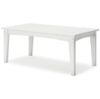 Picture of Hyland Wave Rectangular Cocktail Table, White