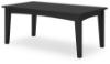 Picture of Hyland Wave Rectangular Cocktail Table, Black