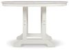 Picture of Crescent Luxe Round Dining Table W/Umb Opt, White