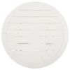 Picture of Crescent Luxe Round Dining Table W/Umb Opt, White