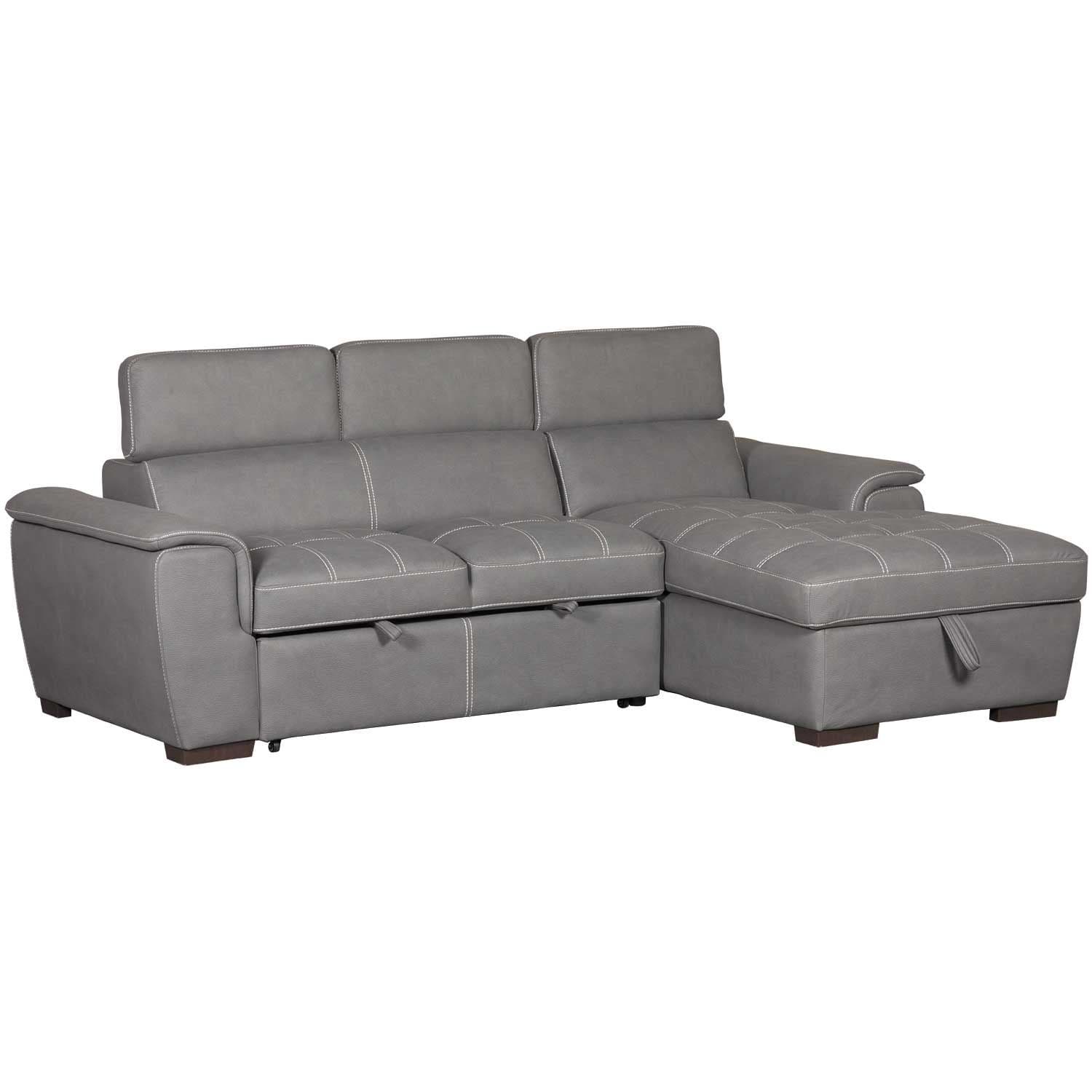 Levi 2 Piece Sectional with Pull Out Bed