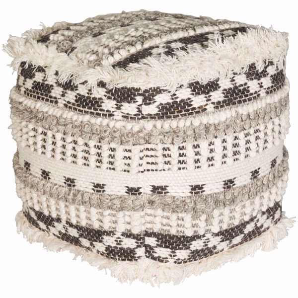 Ellinger Wool Pouf